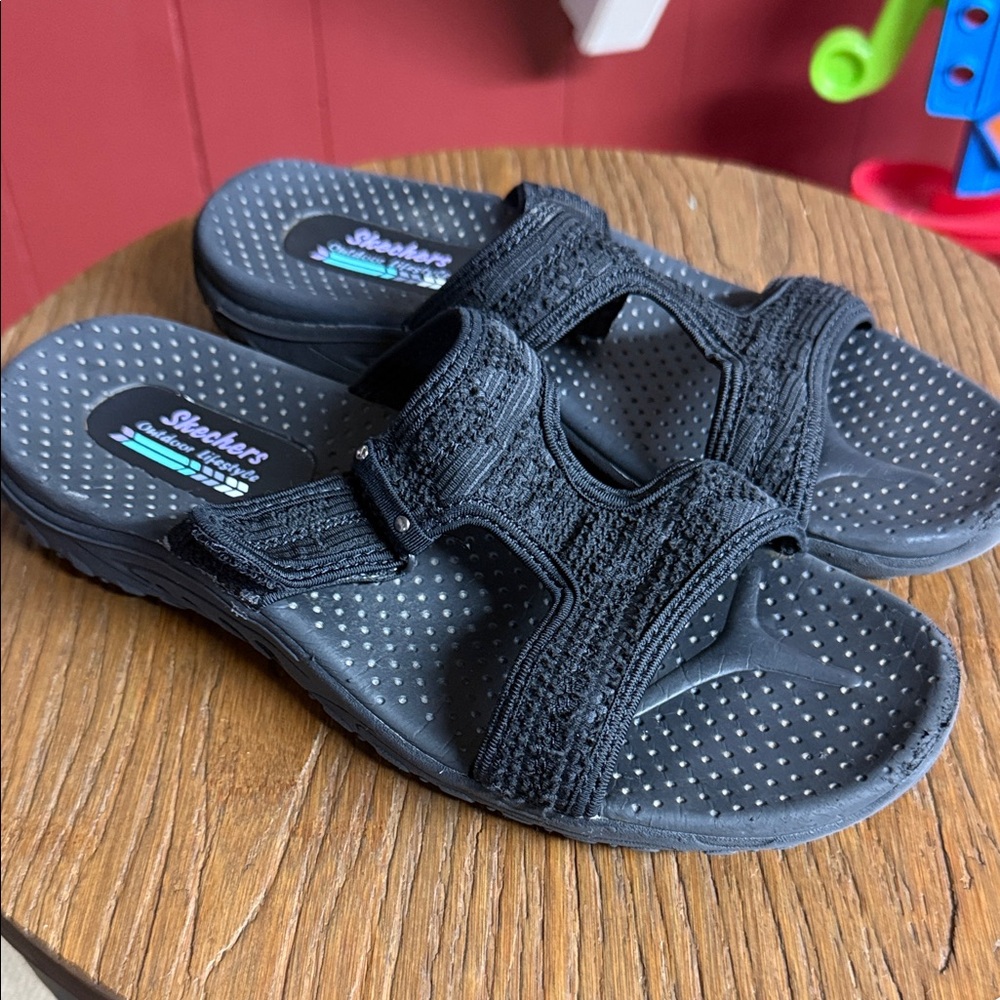 Skechers Black Women's Sandals